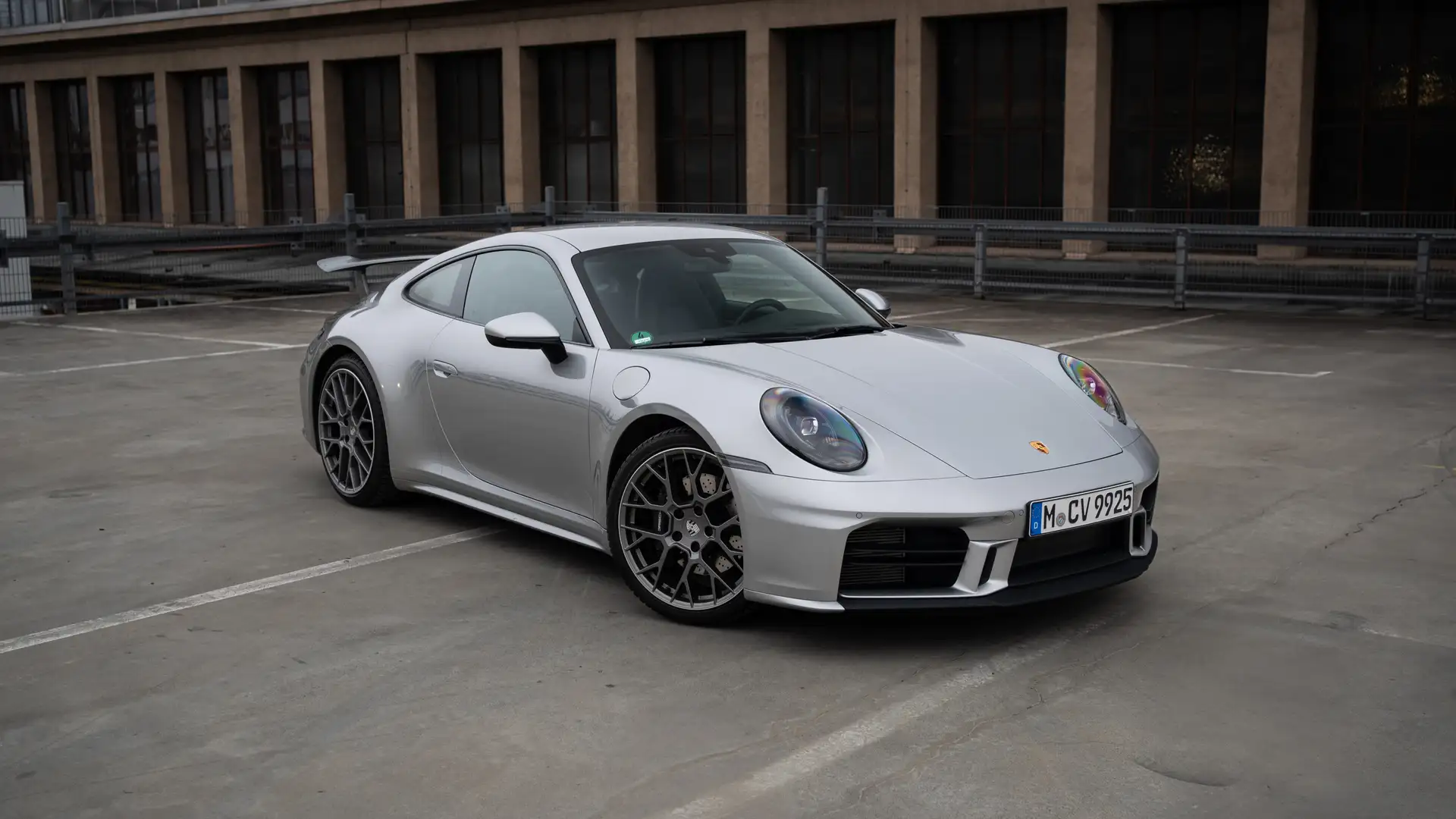 Front view of our Porsche 911 992.2 Carrera Coupe Aero.